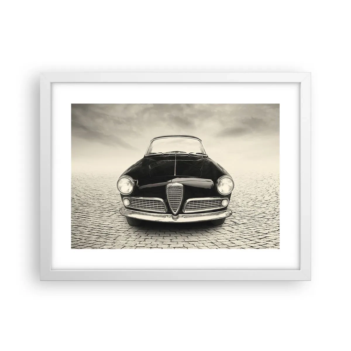 Affiche dans un cadre blanc - Poster - Et alors! Tu ne m'aime pas? - 40x30 cm