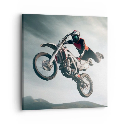 Impression sur toile - Image sur toile - Il n'y a pas de plaisir sans risque - 30x30 cm