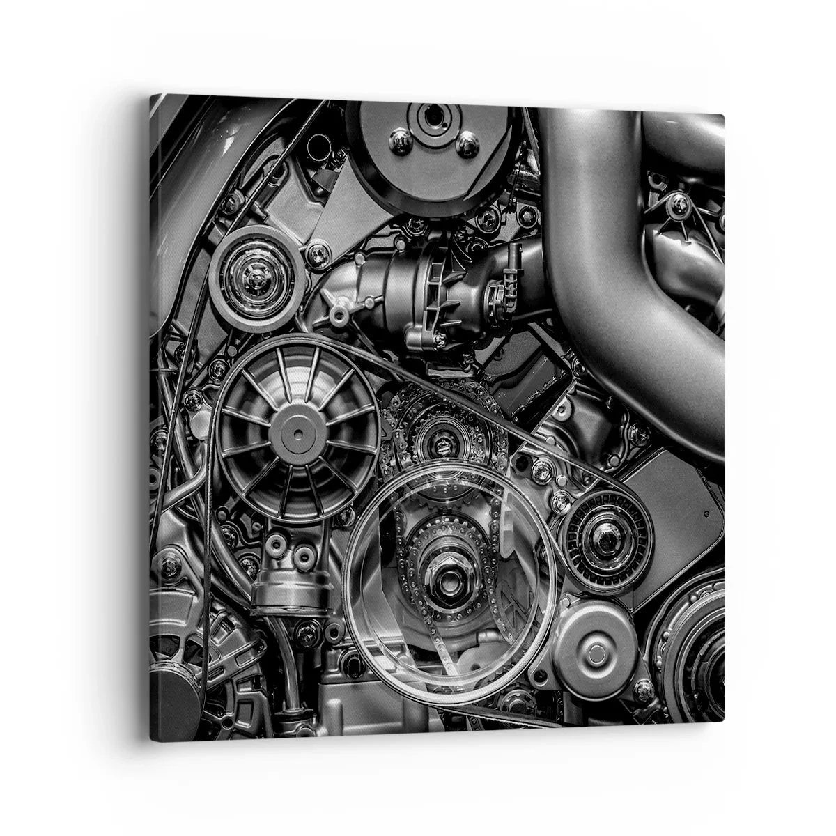 Impression sur toile - Image sur toile - Poésie mécanique - 40x40 cm