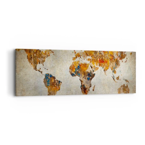Impression sur toile - Image sur toile - Un monde vraiment immense - 90x30 cm
