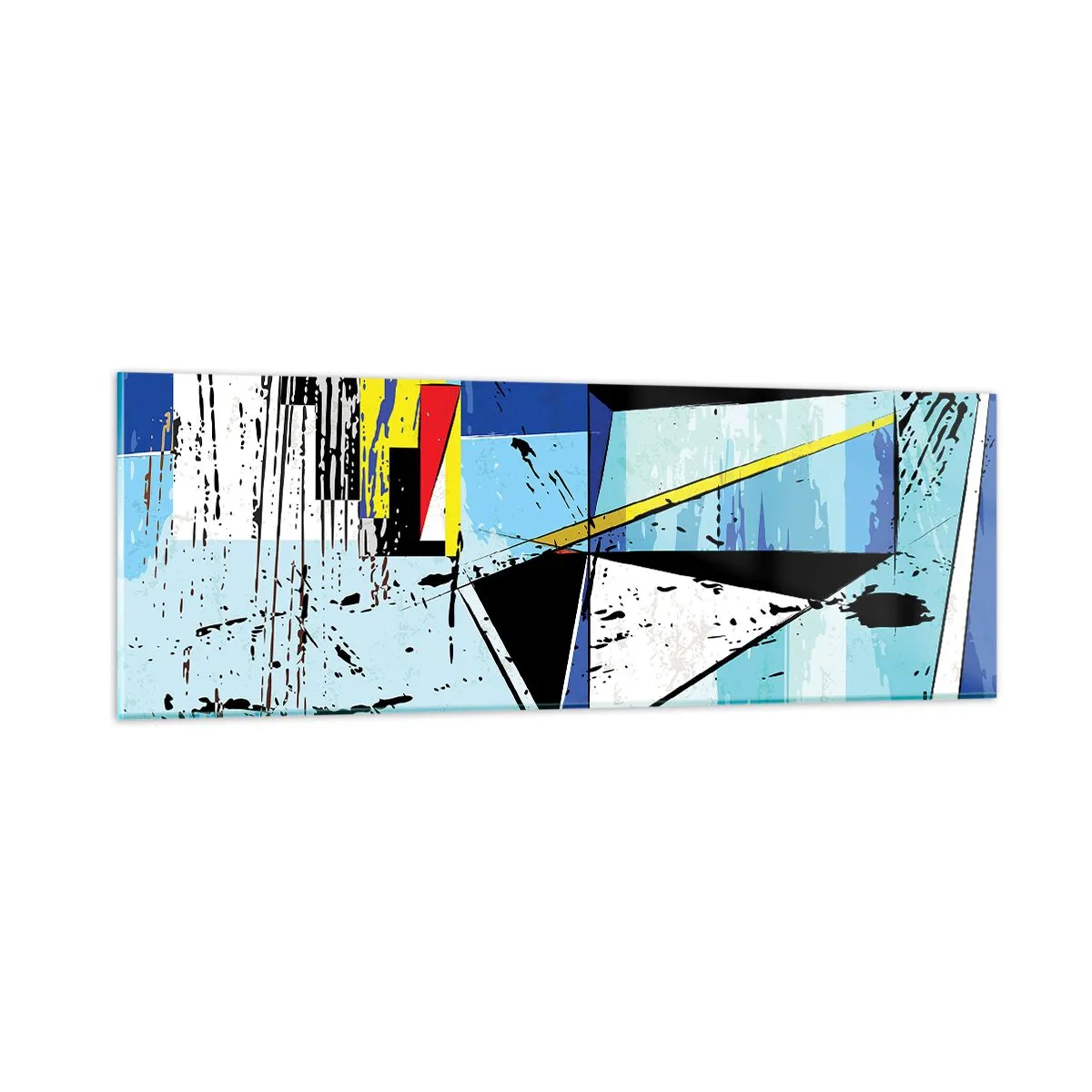 Impression sur verre - Image sur verre - Regardez le monde sous un certain angle… - 90x30 cm