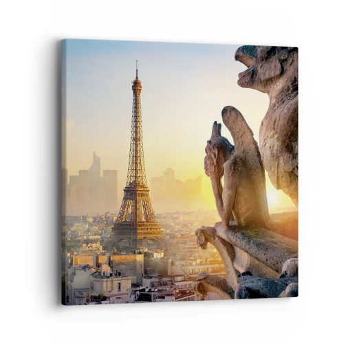 Impression sur toile - Image sur toile - Tellement de choses ont changés... - 40x40 cm