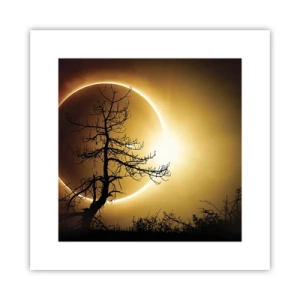Affiche - Poster - Éclipse totale - 30x30 cm