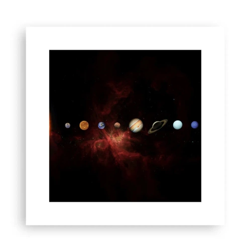 Affiche - Poster - Notre quartier - 30x30 cm