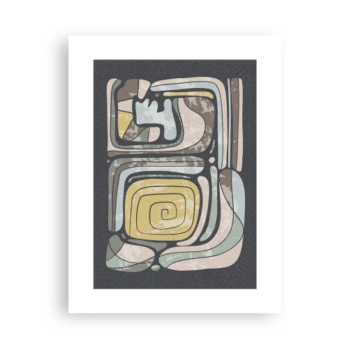 Affiche - Poster - L'abstraction dans l'esprit précolombien - 30x40 cm