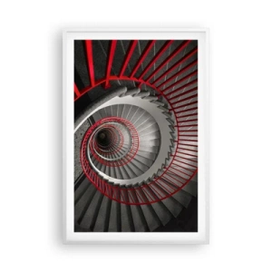 Affiche dans un cadre blanc - Poster - Amusement architectural - 61x91 cm