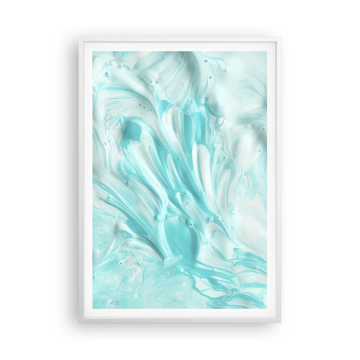 Affiche dans un cadre blanc - Poster - Ensemble pour toujours - 70x100 cm