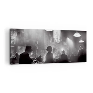 Impression sur toile - Image sur toile - Dans une ambiance jazz - 100x40 cm