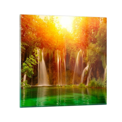 Impression sur verre - Image sur verre - Au soleil et à l'ombre - 40x40 cm