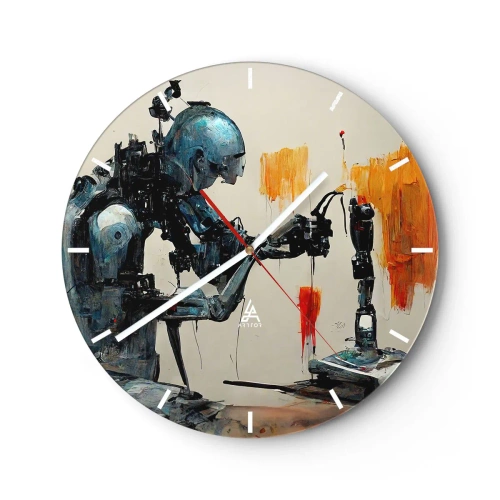 Horloge murale - Pendule murale - Déjà demain… - 40x40 cm