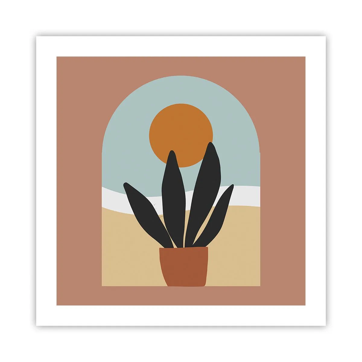Affiche - Poster - Petits bonheurs - 50x50 cm