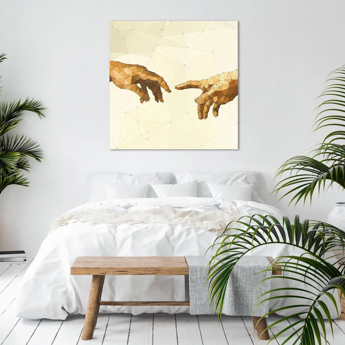 Impression sur toile - Image sur toile - Géométrie divine - 50x50 cm