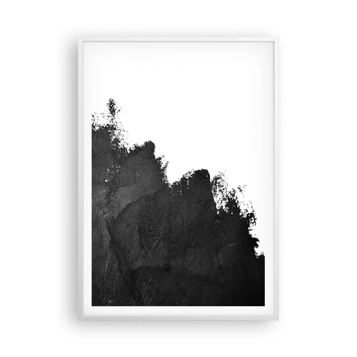 Affiche dans un cadre blanc - Poster - Éléments : terre - 70x100 cm