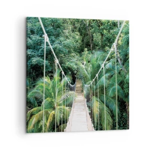 Impression sur toile - Image sur toile - Welcome to the jungle! - 50x50 cm