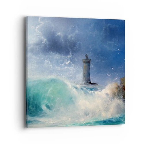 Impression sur toile - Image sur toile - En garde contre les éléments - 40x40 cm