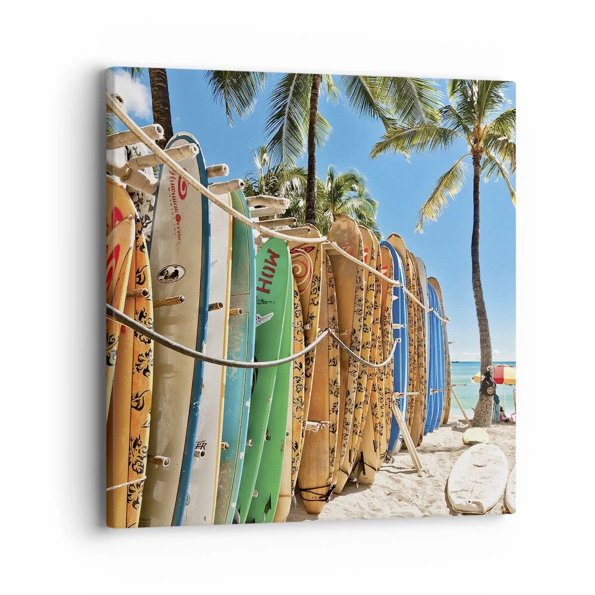 Impression sur toile - Image sur toile - Jeux ensoleillés - 40x40 cm