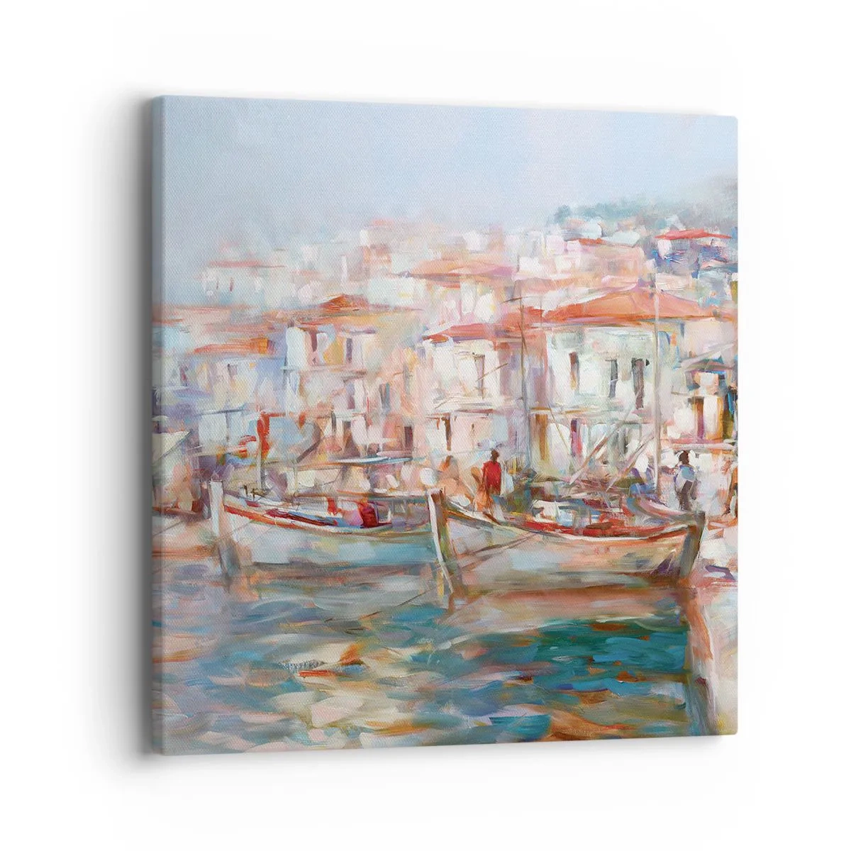 Impression sur toile - Image sur toile - Vacances pastelles - 40x40 cm