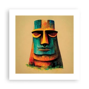 Affiche - Poster - Statuesque et sympathique - 40x40 cm