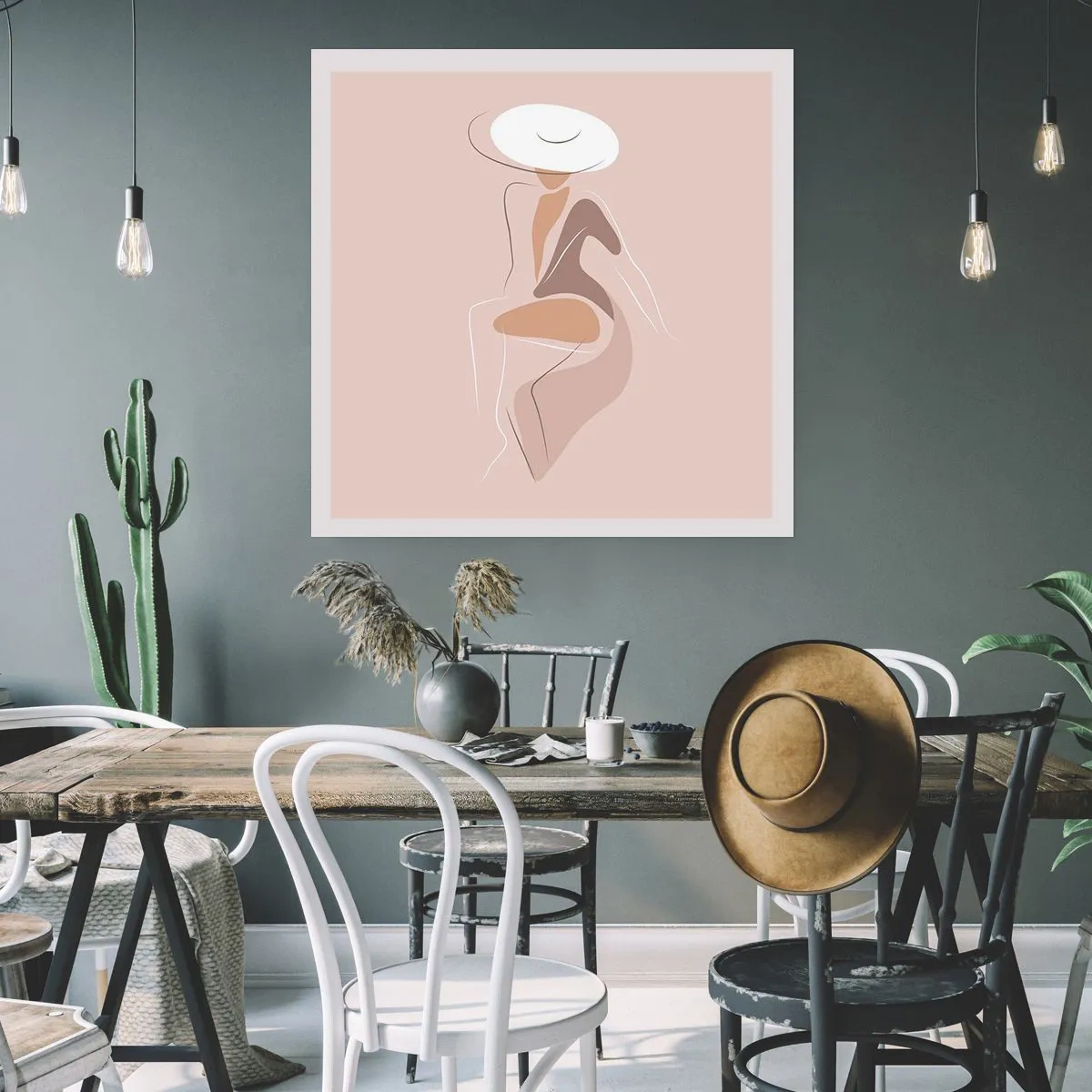 Affiche - Poster - Être une dame - 30x30 cm