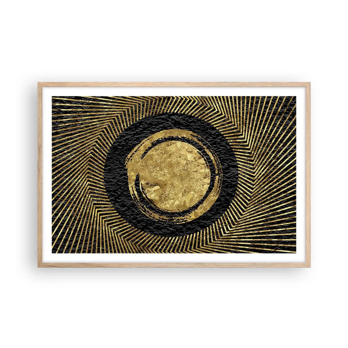 Affiche dans un chêne clair - Poster - Composition glamour - 91x61 cm