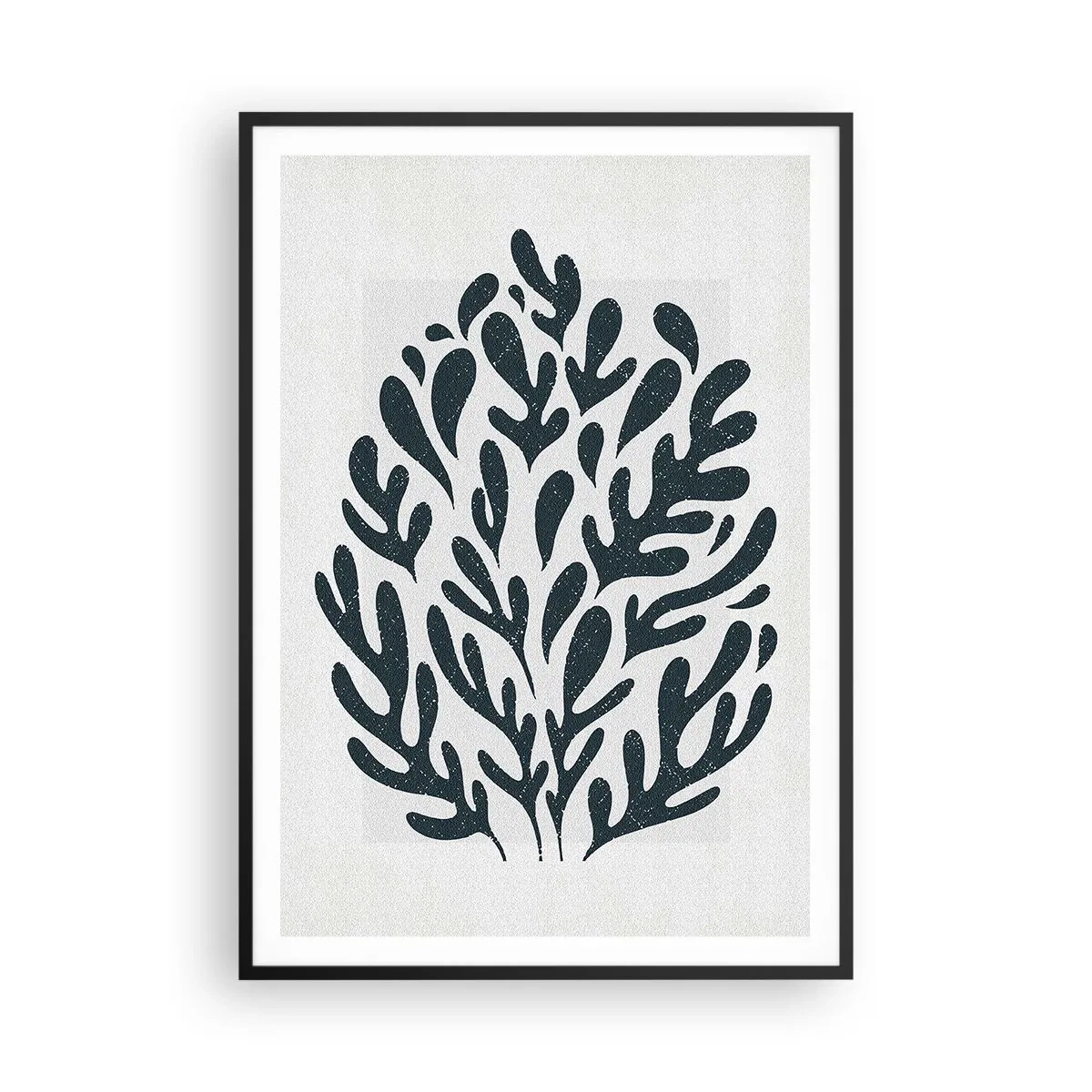 Affiche dans un cadre noir - Poster - Formes de la nature - 70x100 cm
