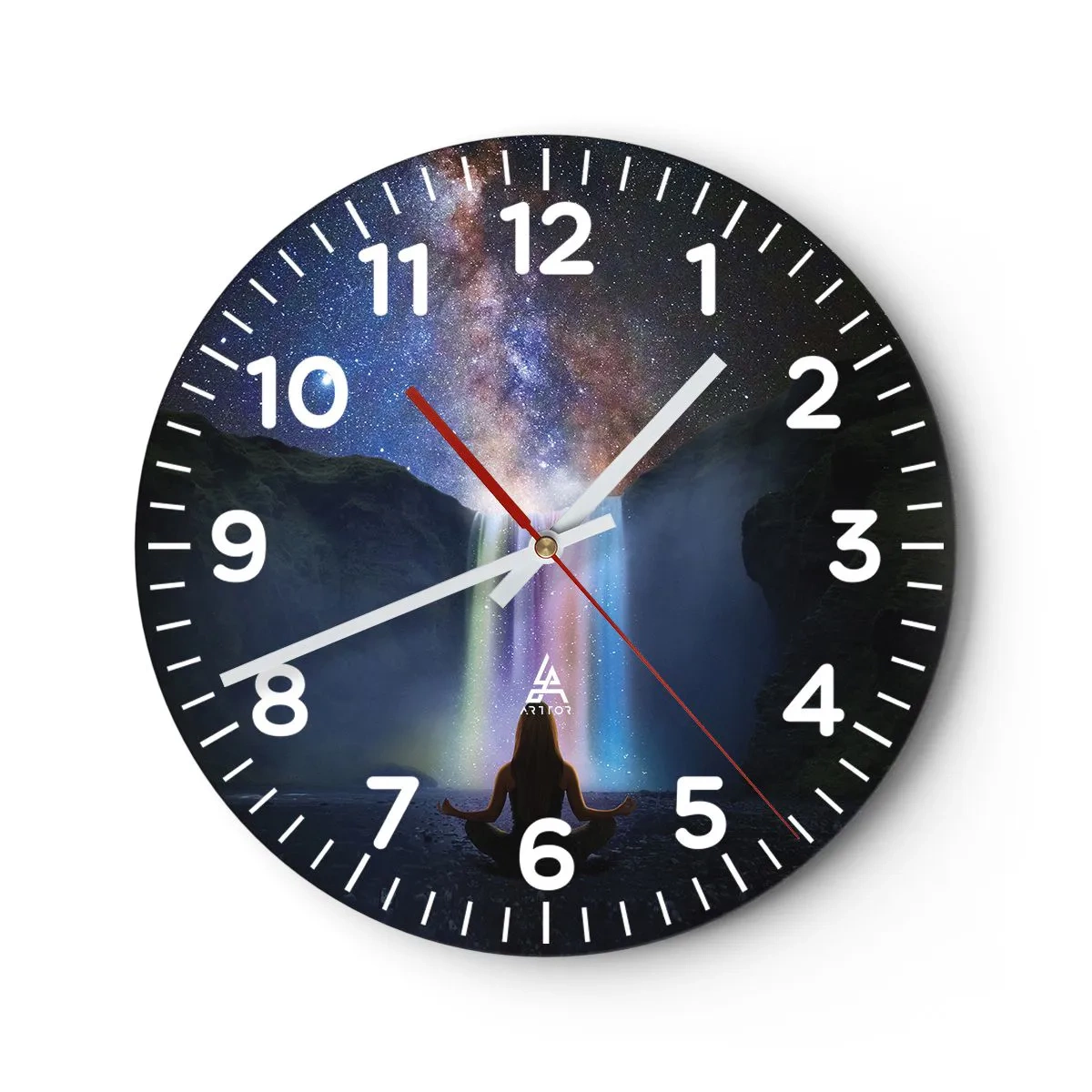 Horloge murale - Pendule murale - Harmonie absolue - 40x40 cm