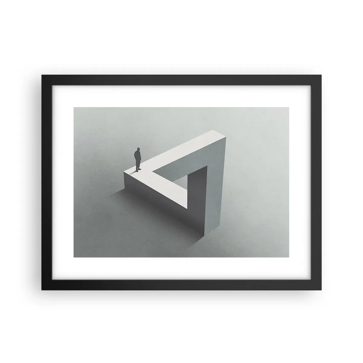 Affiche dans un cadre noir - Poster - Mais c'est possible - 40x30 cm