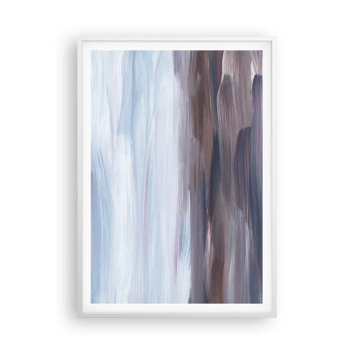 Affiche dans un cadre blanc - Poster - Éléments : eau - 70x100 cm