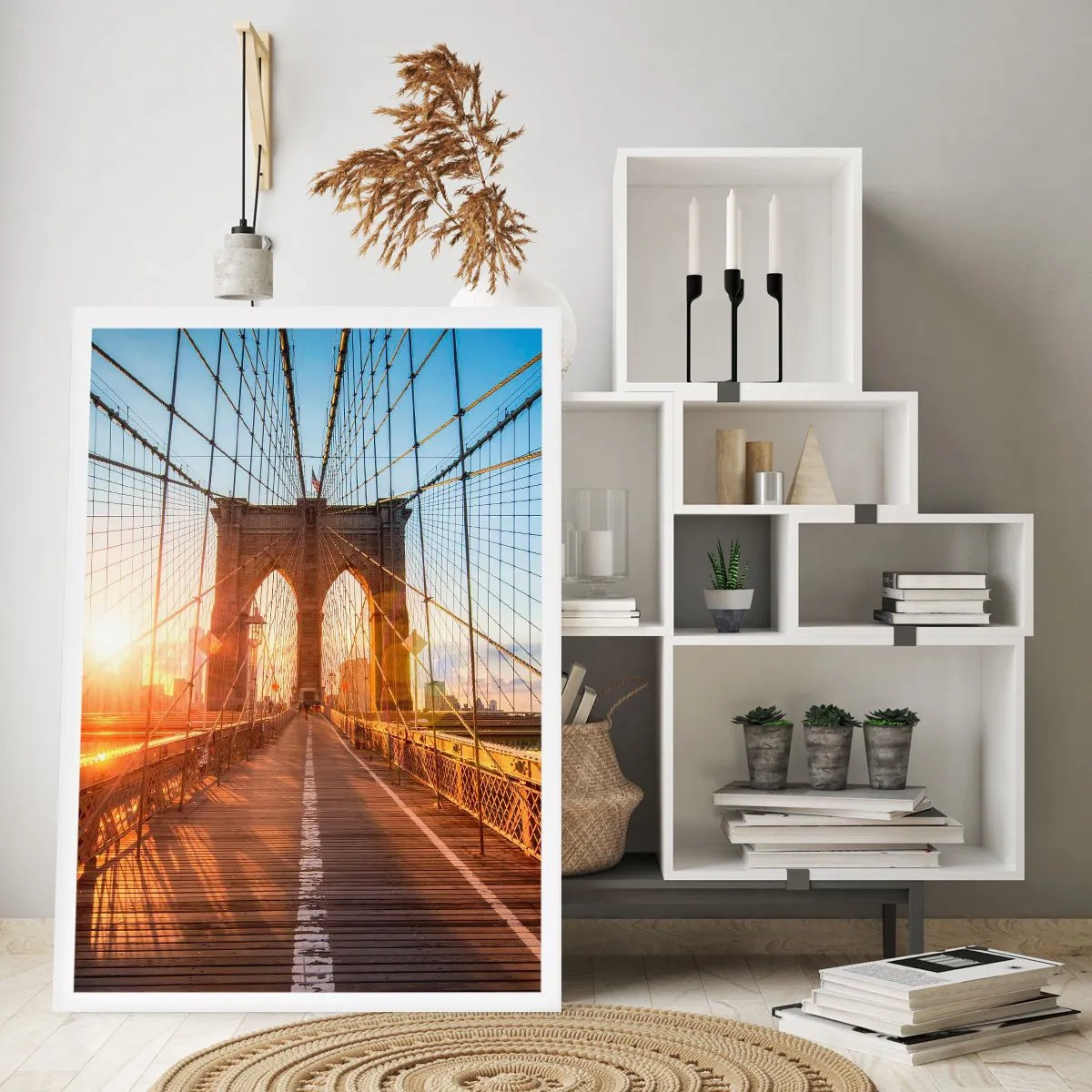 Affiche - Poster - Sur le pont d'or - 30x40 cm