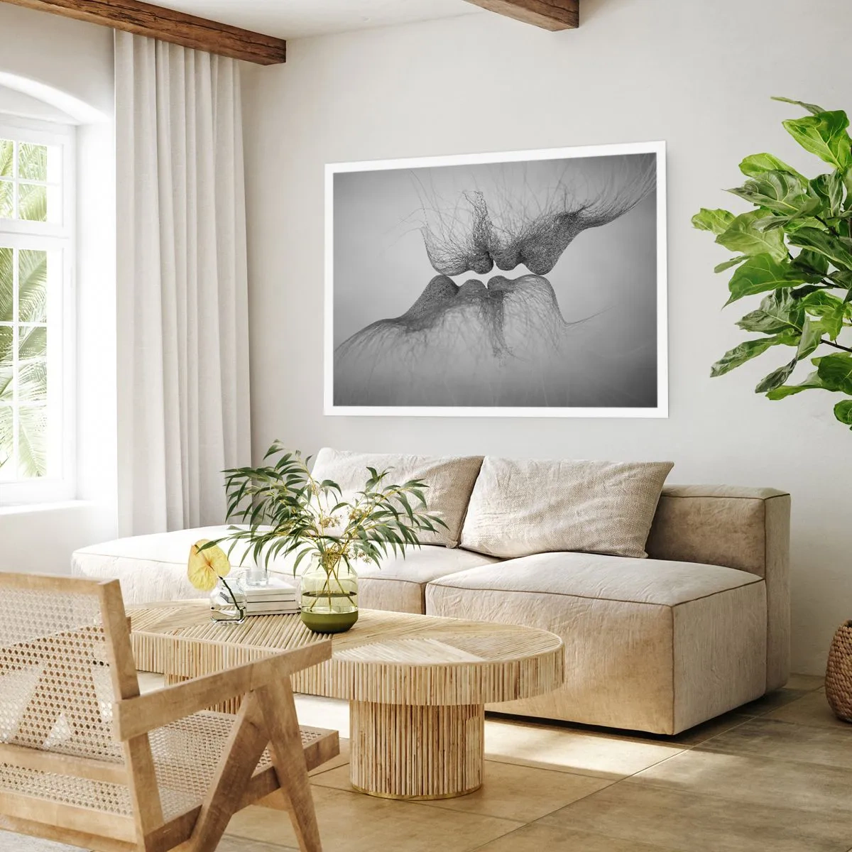 Affiche - Poster - La bise du vent - 40x30 cm