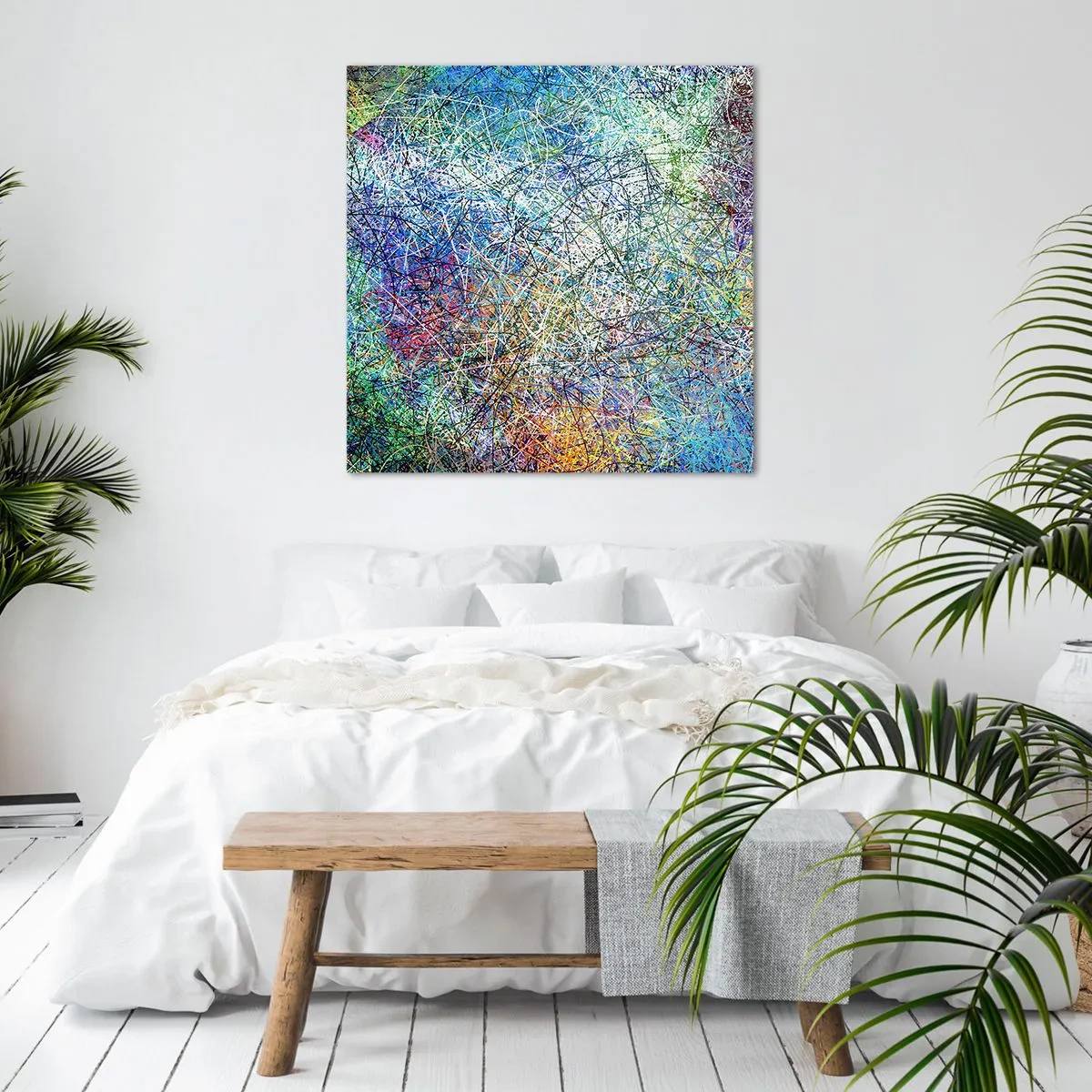 Impression sur toile - Image sur toile - Ce n'est pas si simple - 30x30 cm