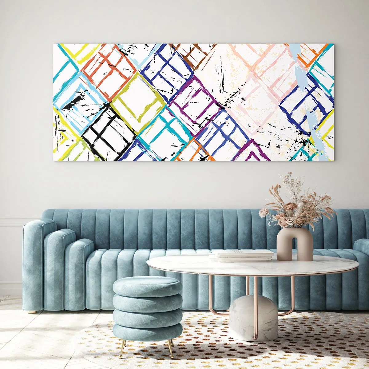 Impression sur verre - Image sur verre - Cellules à louer - 100x40 cm