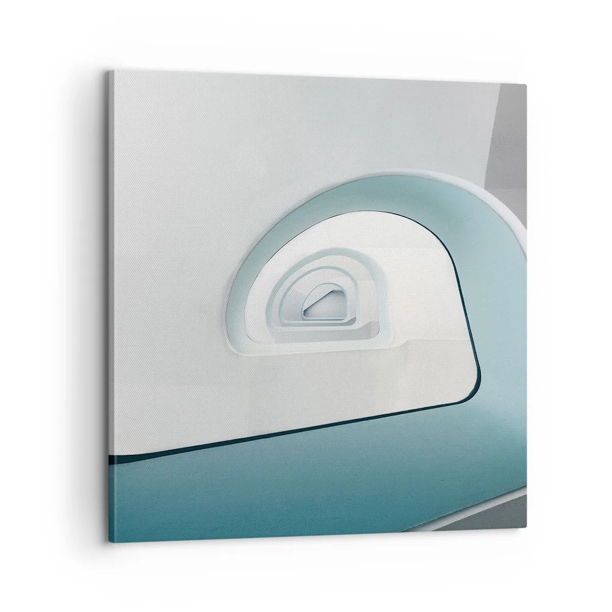 Impression sur toile - Image sur toile - Au profondeur du bleu - 60x60 cm