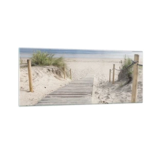 Impression sur verre - Image sur verre - A l'horizon - 100x40 cm