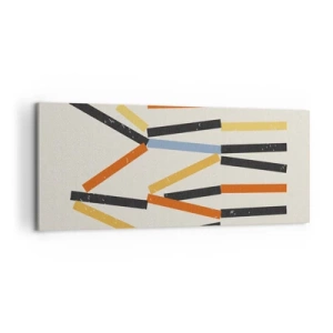 Impression sur toile - Image sur toile - Composition de niveaux - 100x40 cm