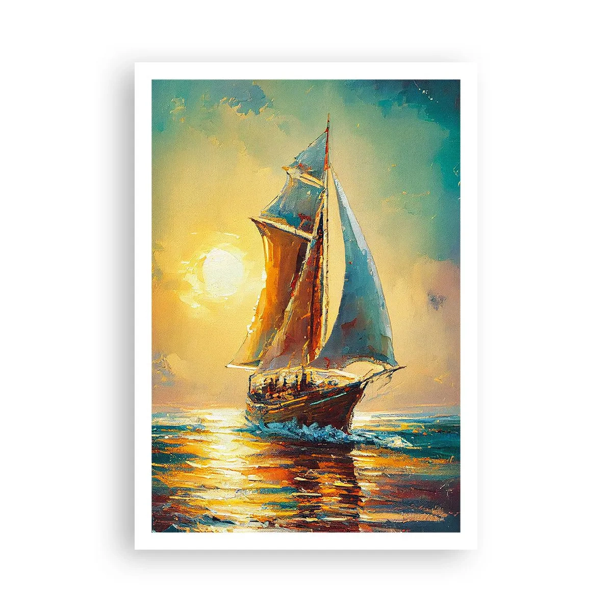 Affiche - Poster - Toutes voiles dehors - 70x100 cm