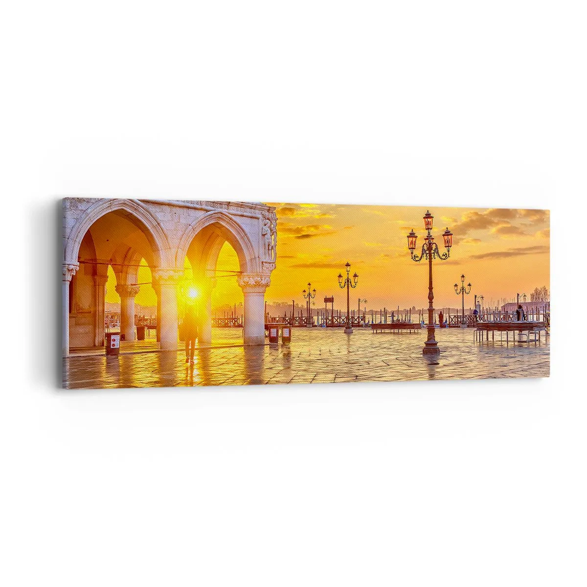 Impression sur toile - Image sur toile - Où est tout le monde? - 90x30 cm