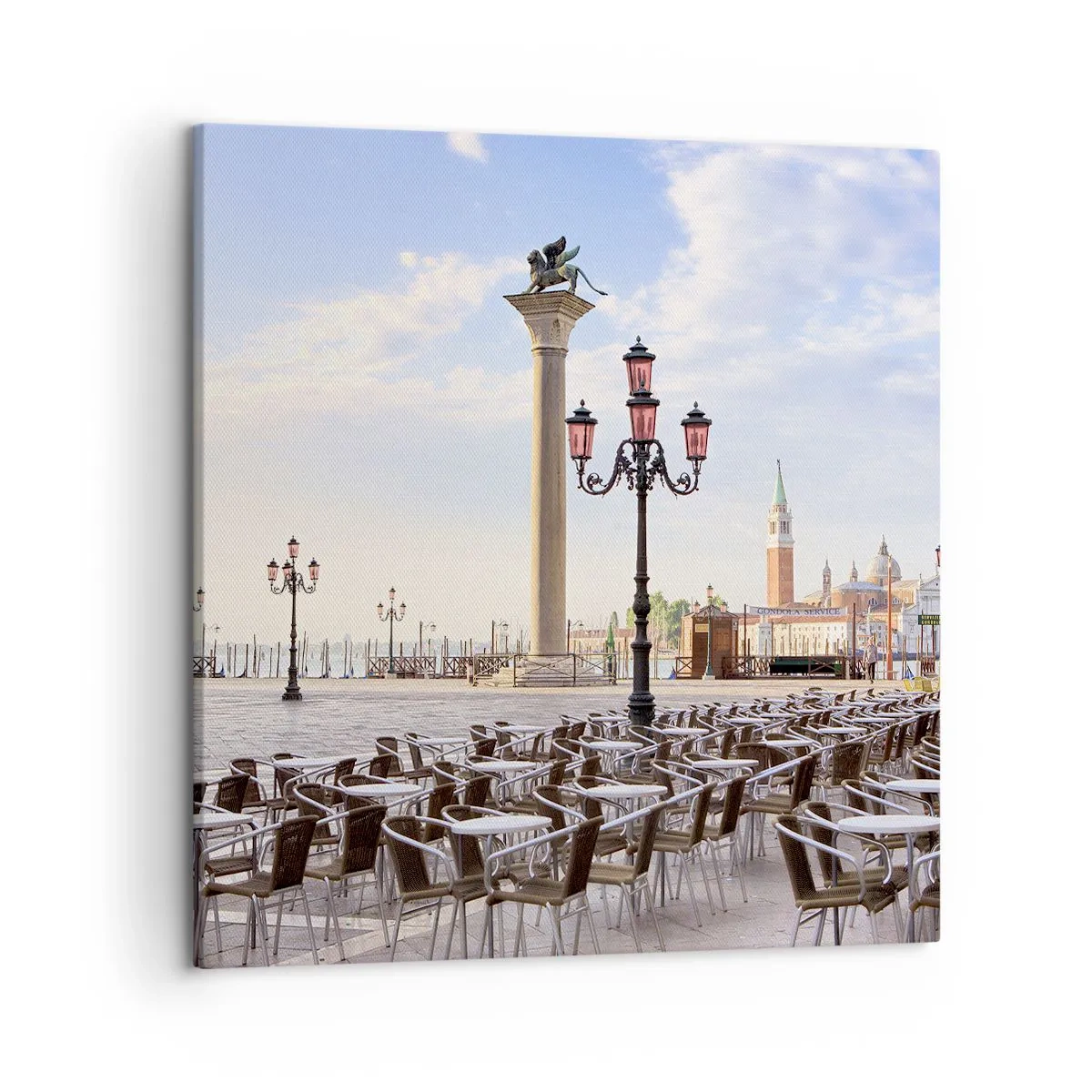 Impression sur toile - Image sur toile - Nous vous invitons, tout est prêt - 50x50 cm