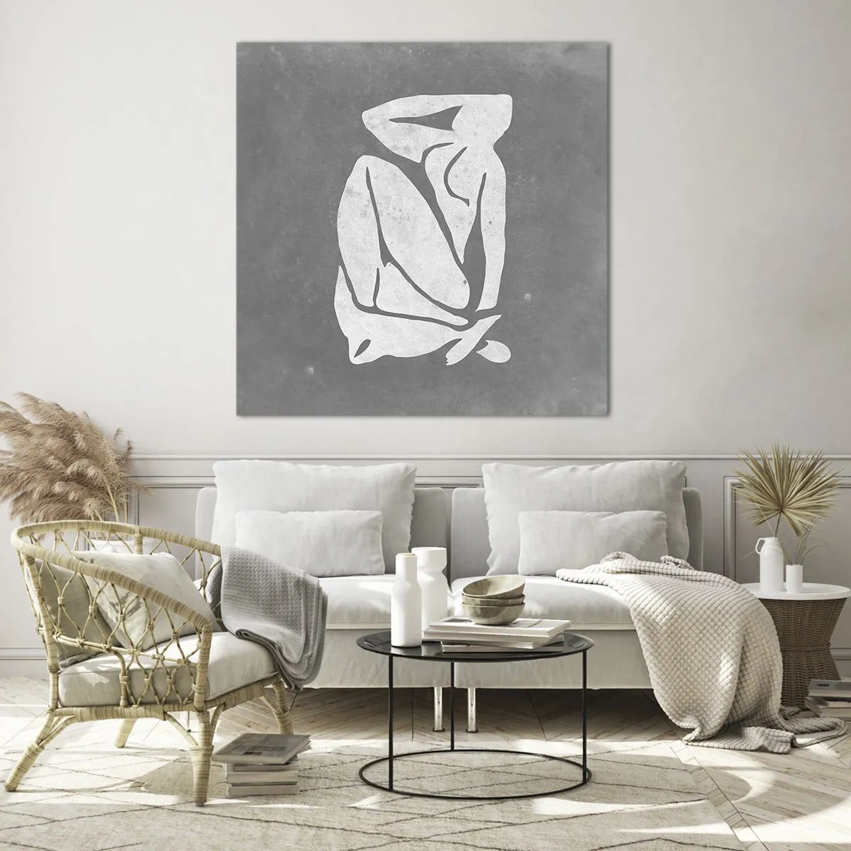 Impression sur verre - Image sur verre - En pensée - 70x70 cm