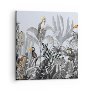 Impression sur toile - Image sur toile - Conte de fées africain - 70x70 cm