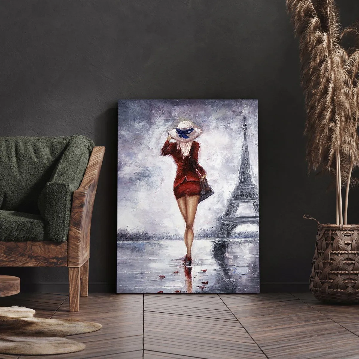 Impression sur toile - Image sur toile - Symbole parisien - 80x120 cm