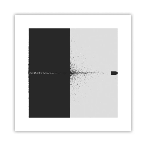 Affiche - Poster - Droit au but - 30x30 cm