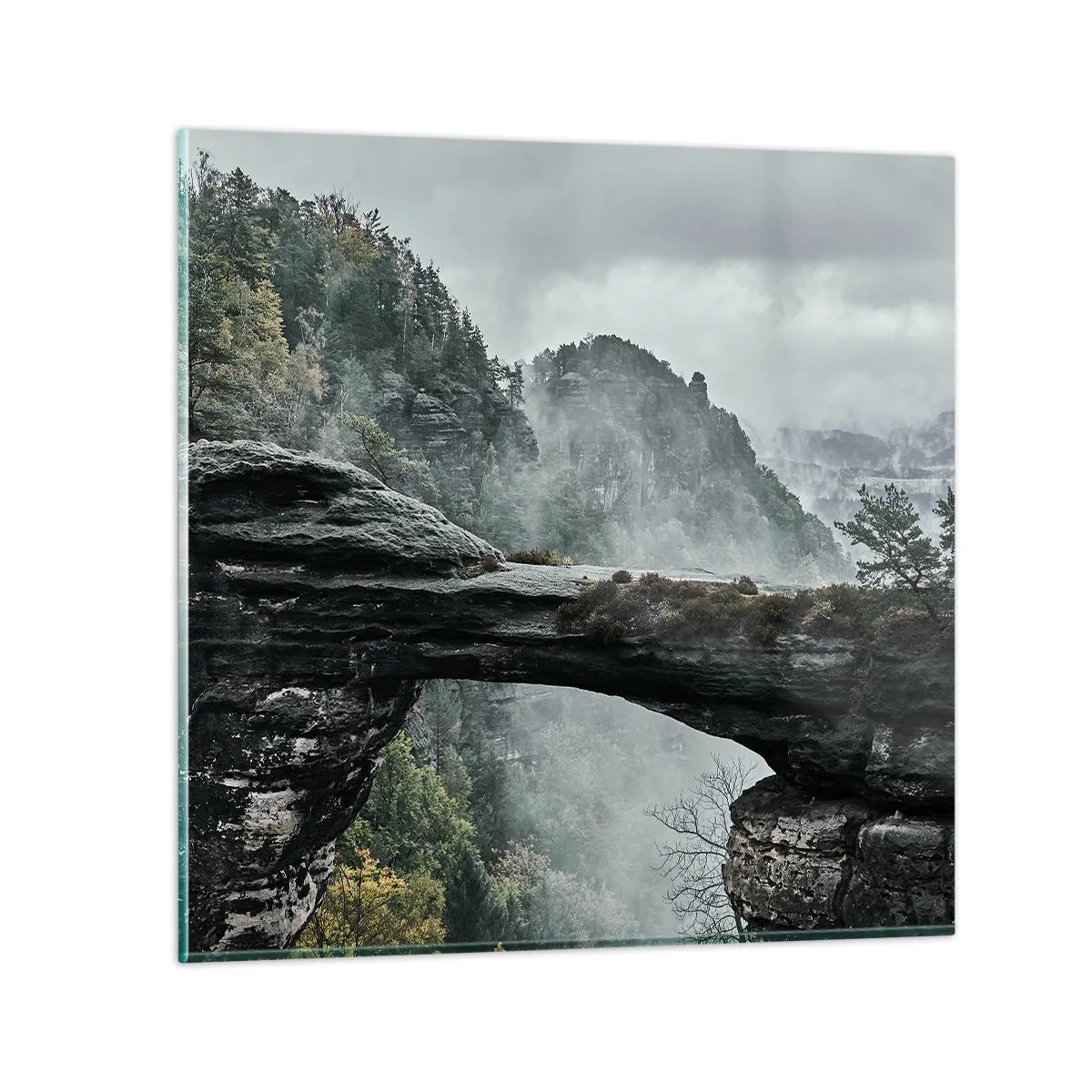 Impression sur verre - Image sur verre - L'aventure est sur le point de commencer - 70x70 cm