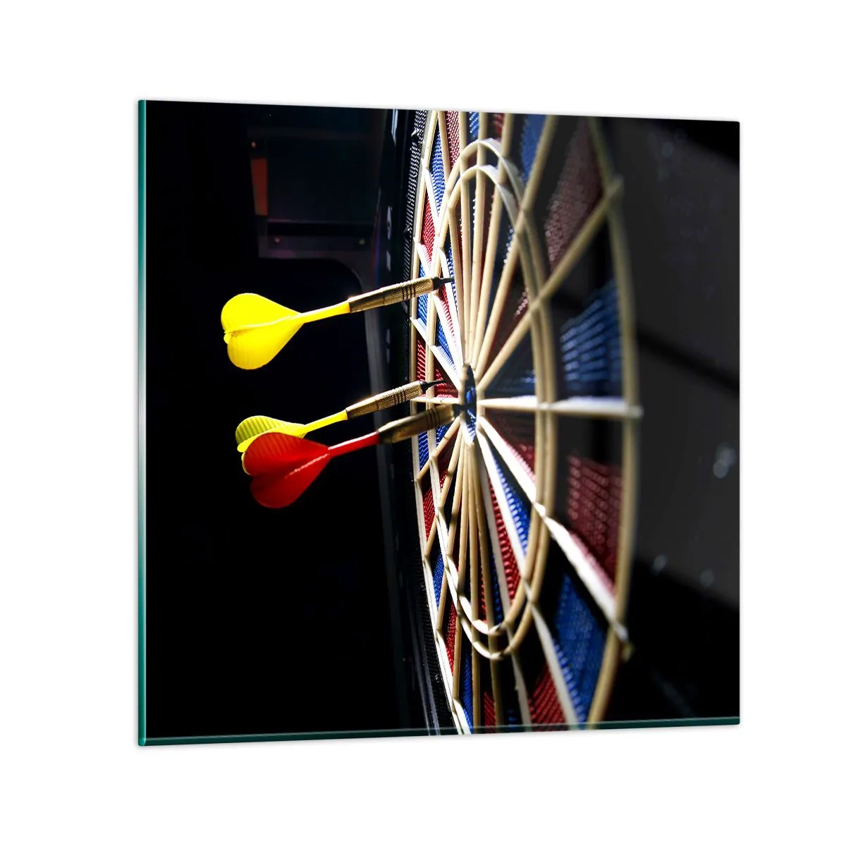 Impression sur verre - Image sur verre - Droit au but - 40x40 cm