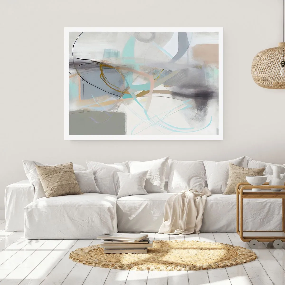 Affiche - Poster - Abstraction brumeuse - 40x30 cm