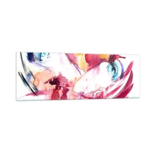 Impression sur verre - Image sur verre - Le monde prospère dans la proximité - 90x30 cm