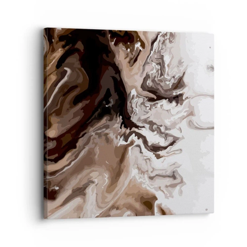 Impression sur toile - Image sur toile - Contraste de couleur - 30x30 cm