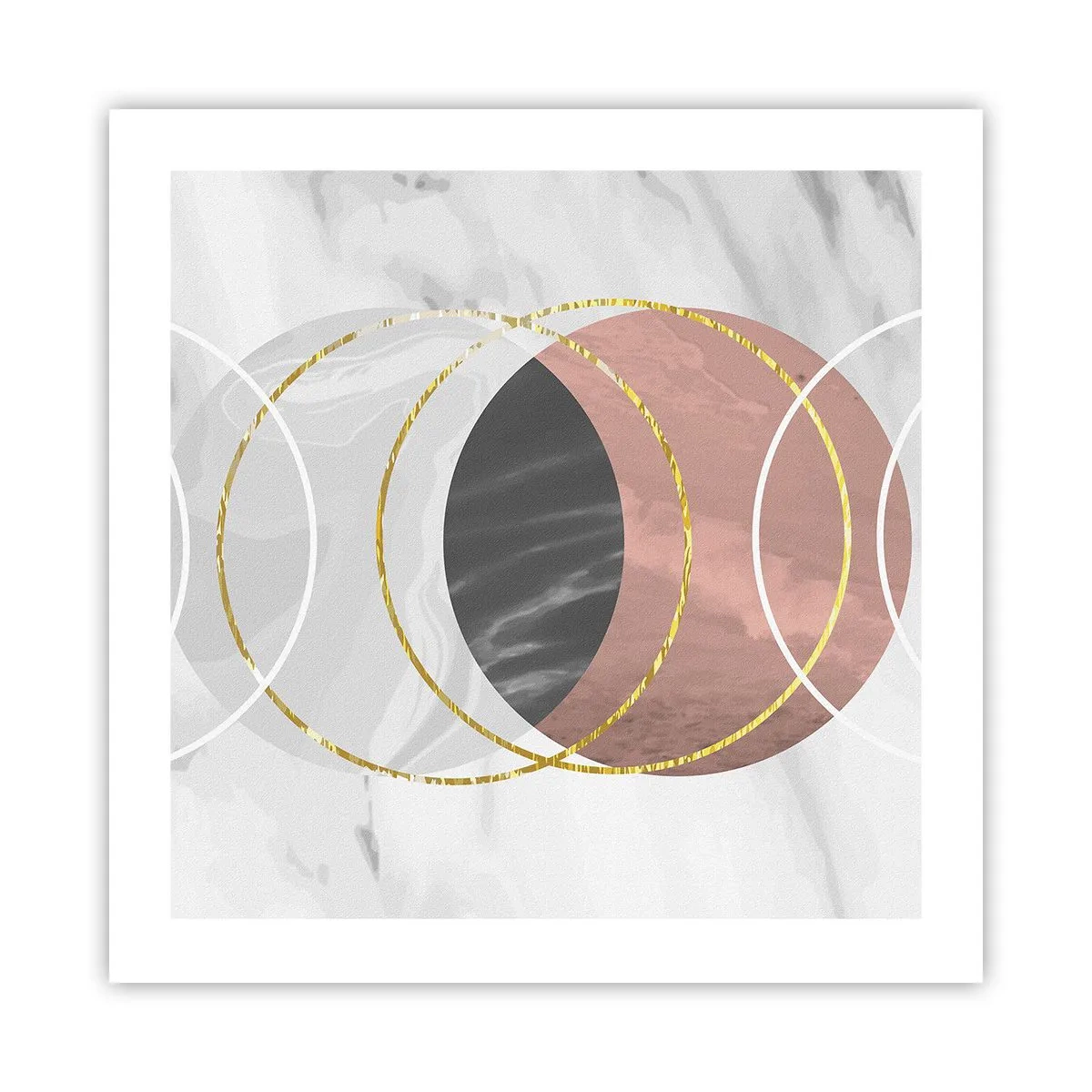 Affiche - Poster - Musique des sphères - 50x50 cm