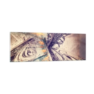 Impression sur verre - Image sur verre - En grande hâte - 90x30 cm