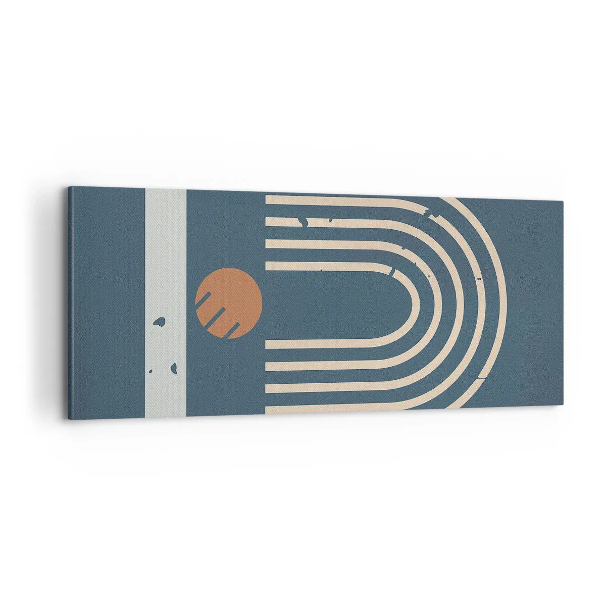 Impression sur toile - Image sur toile - Géométrie sur la grenade - 100x40 cm